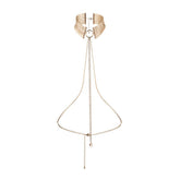 JEWELRY - METALLIC DESIRE GOLD METALLIC NECKLACE